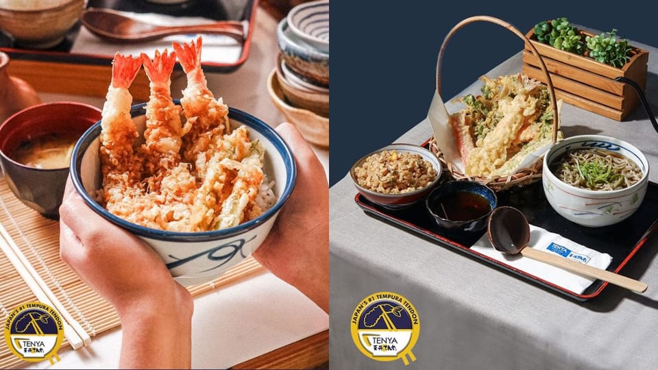 bestselling dishes from tenya